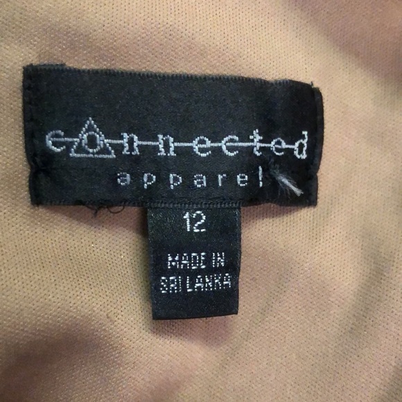 CONNECTED BLACK LACE MAXI SIDE LEG SLIT NUDE SLIP - Picture 10 of 10